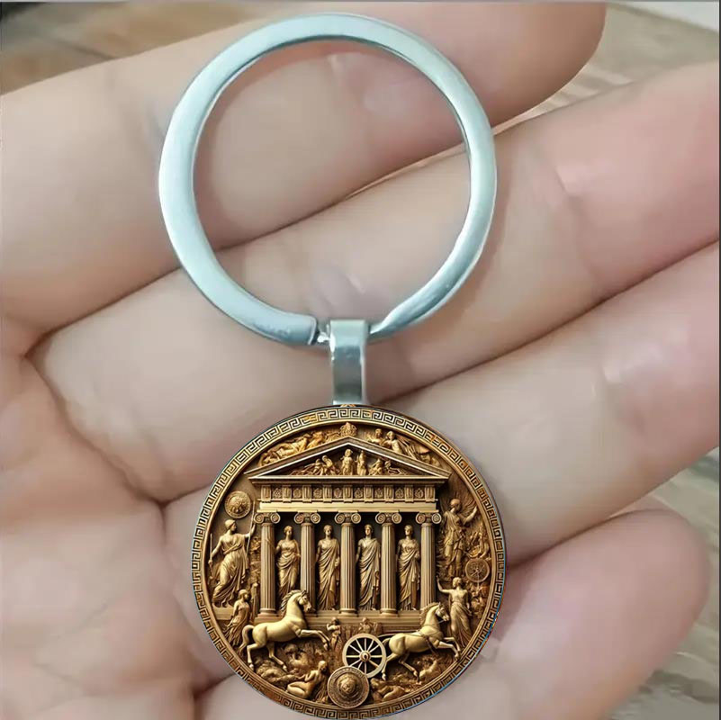 Vintage Fashion Enthusiasts - Ancient Greek mythology circular Greek temple