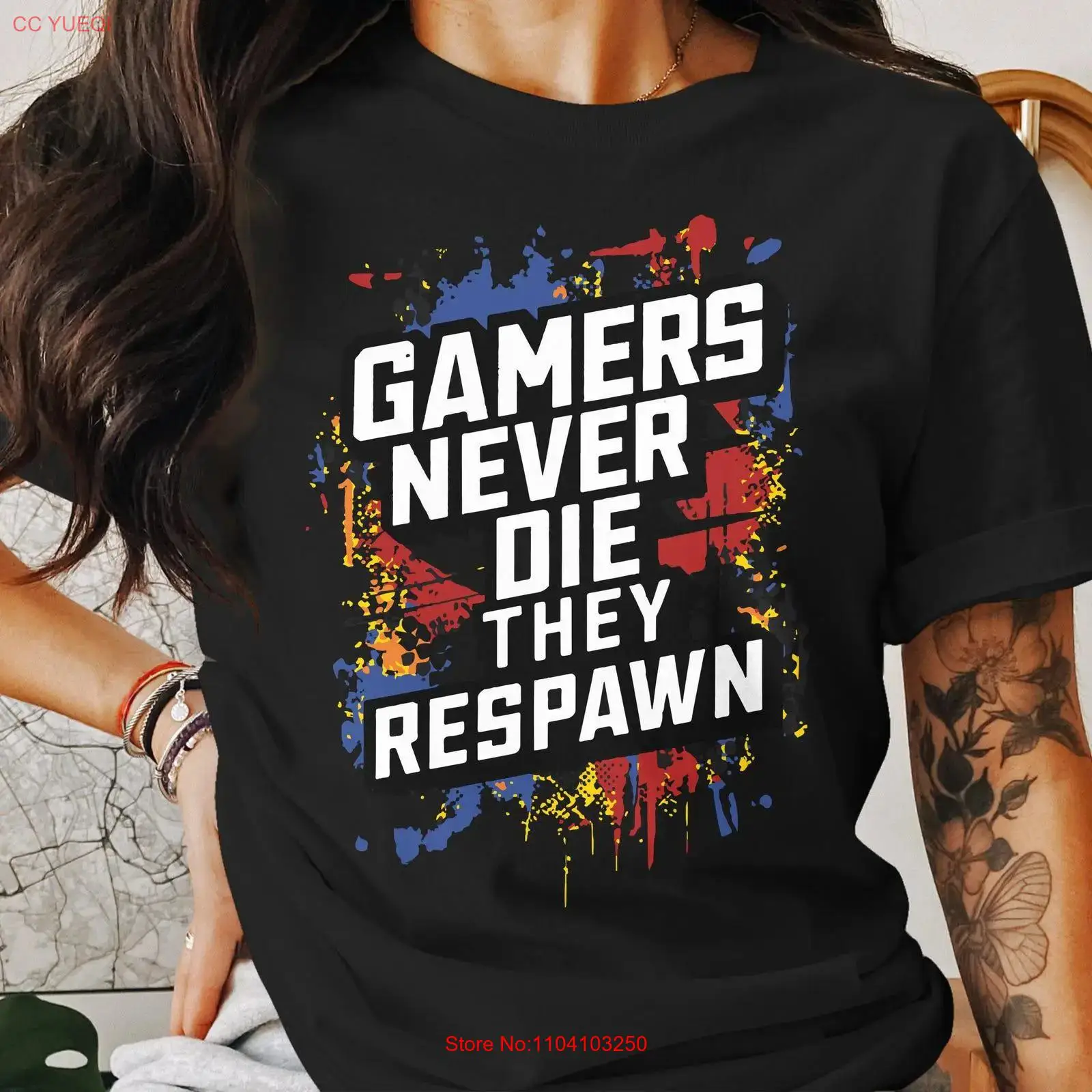 Vintage Fashion Enthusiasts - Gamers Never Die They Respawn T