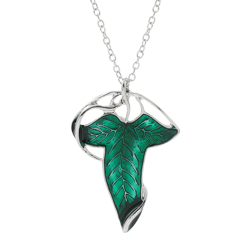 Vintage Fashion Tv - Vintage Green Leaf Pendant Necklace Exquisite