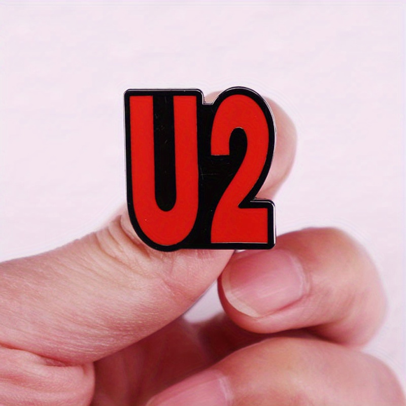 Vintage Fashion Enthusiasts - Rock Music Moon U2 Brooch Music
