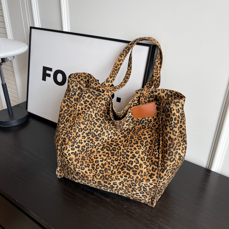 Leopard Pattern Tote Bag Vinta - Vintage Fashion Shop review and price