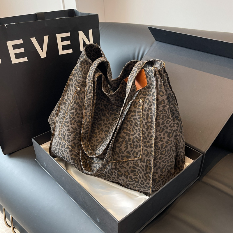 Leopard Pattern Tote Bag Vinta - Vintage Fashion Shop review and price