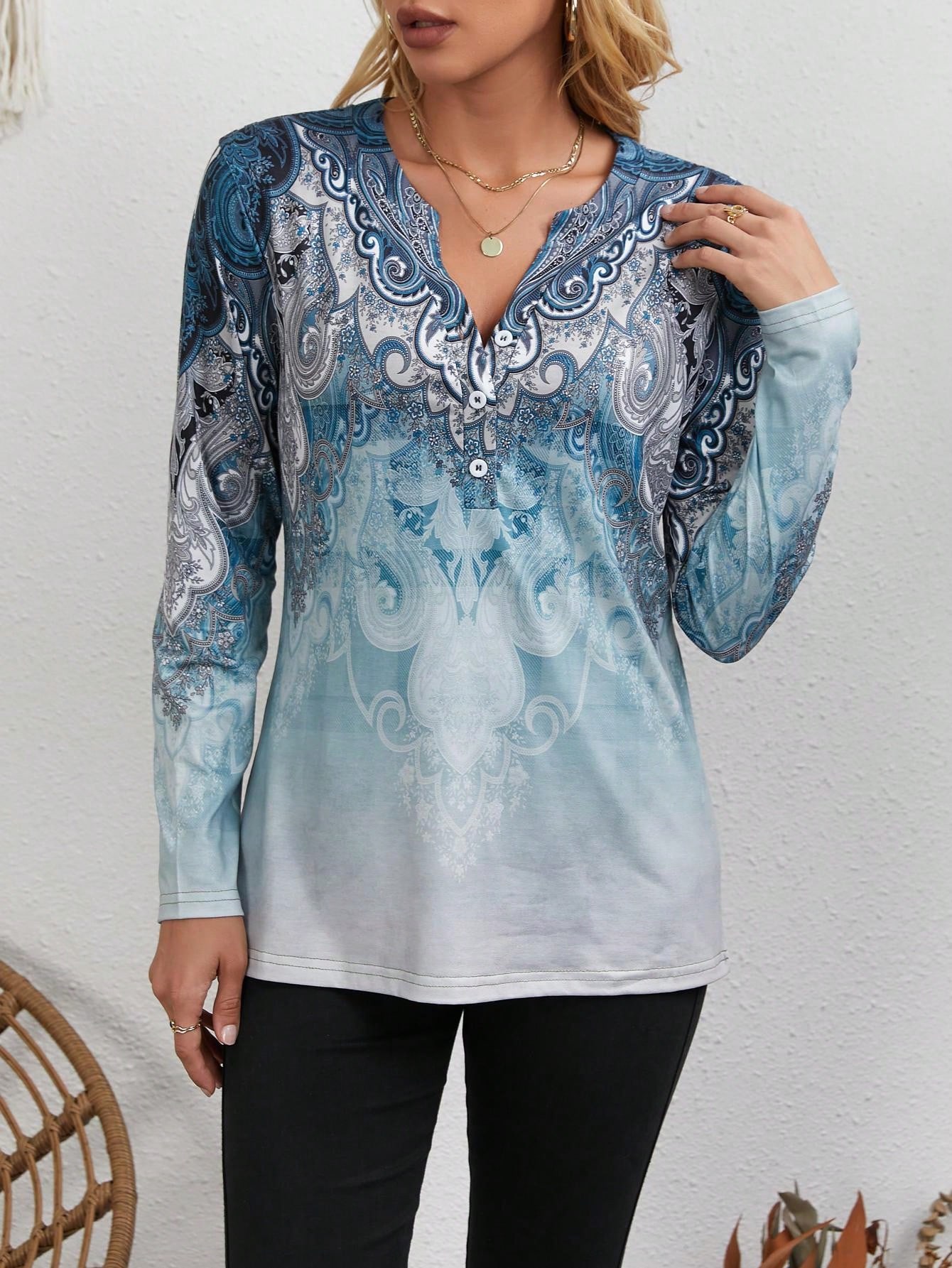 Women's Ethnic-Style Top: Vint - Vintage Fashion Shop review and price