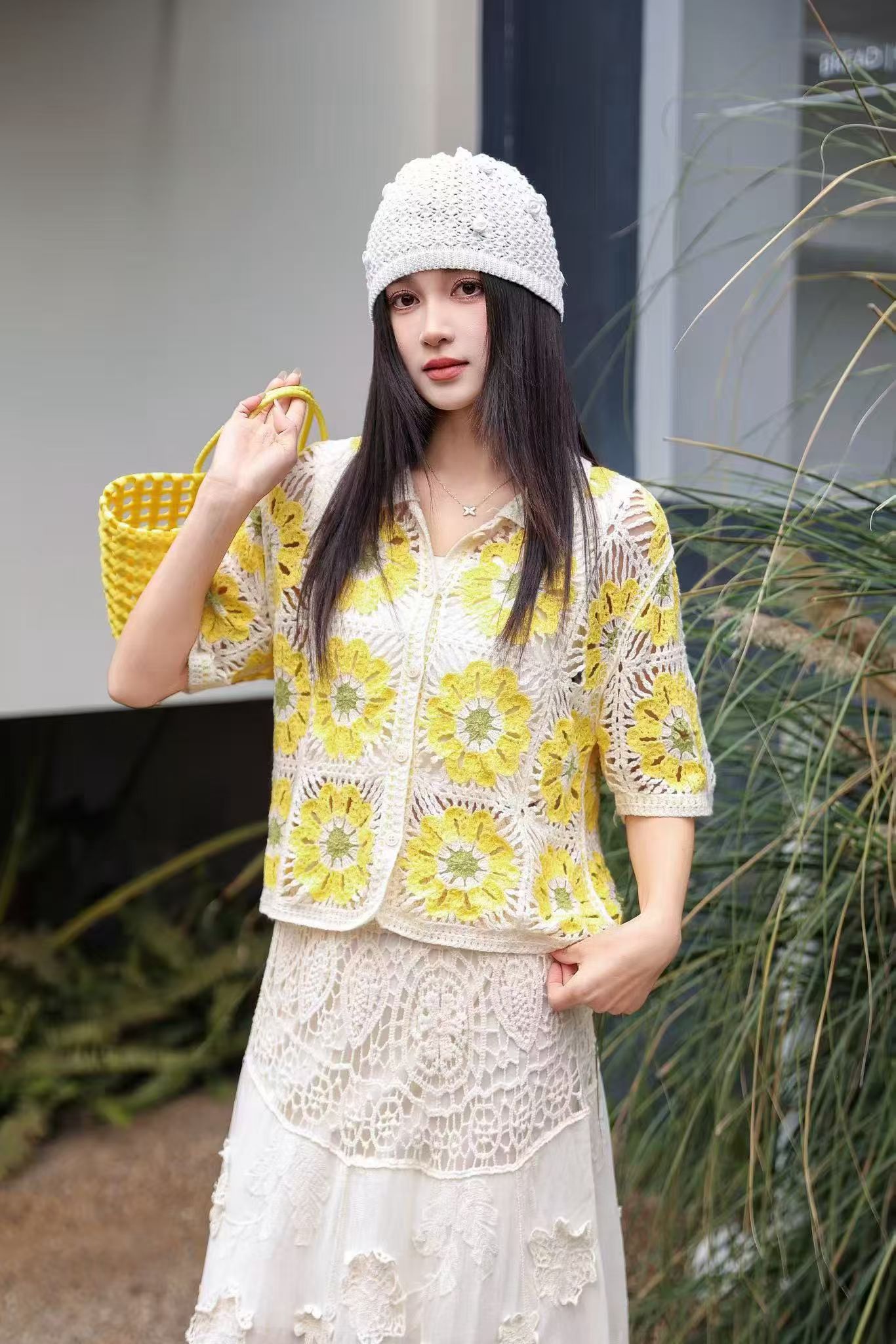 Granny Square Crochet Knit Pol - Crochet Top Boho review and price