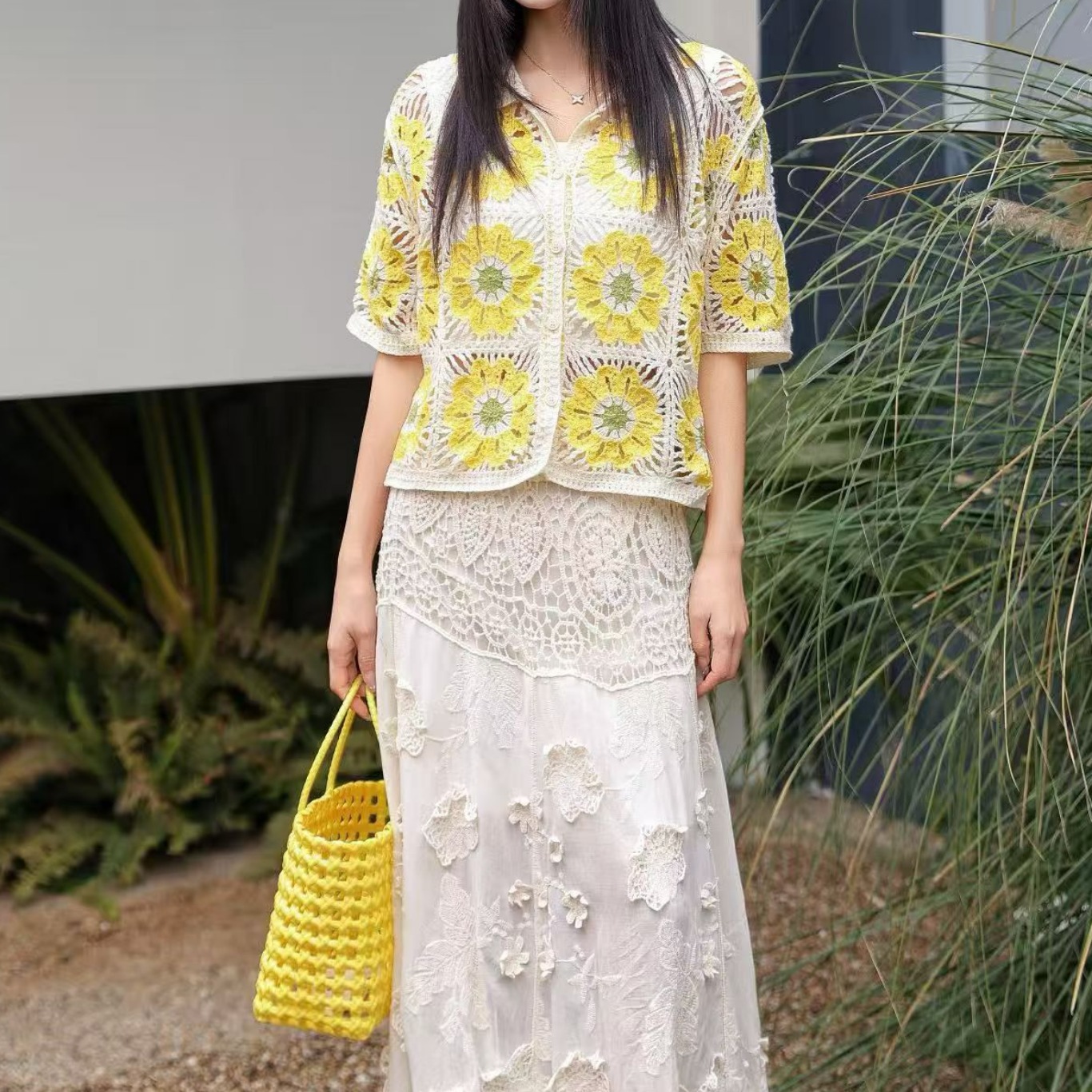 Granny Square Crochet Knit Pol - Crochet Top Boho review and price