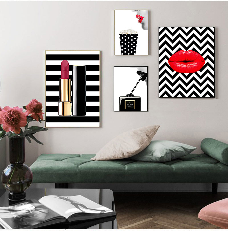 Posters Prints Vintage Canvas  - Vintage Fashion Illustration review and price