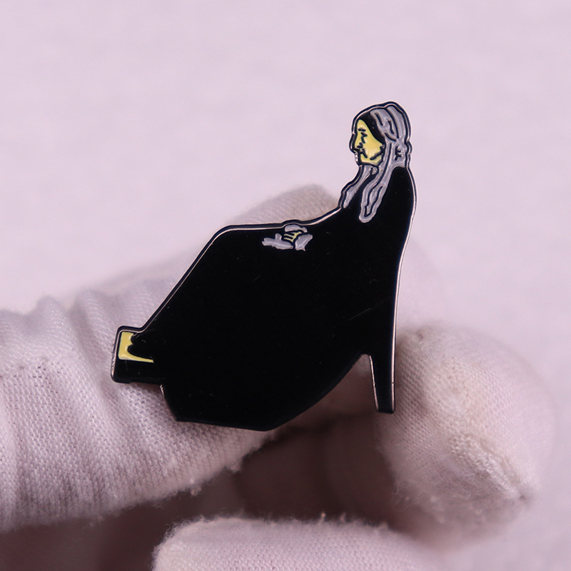 Hard Enamel Pins Classic Art B - Vintage Fashion Illustration review and price