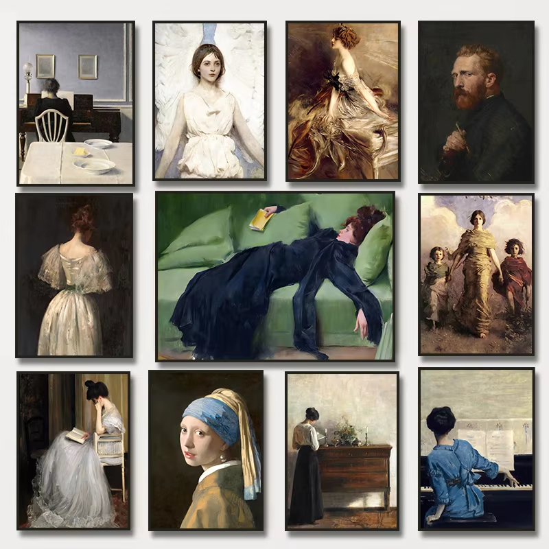 Oil Painting By Numbers Vintag - Vintage Fashion Tv review and price