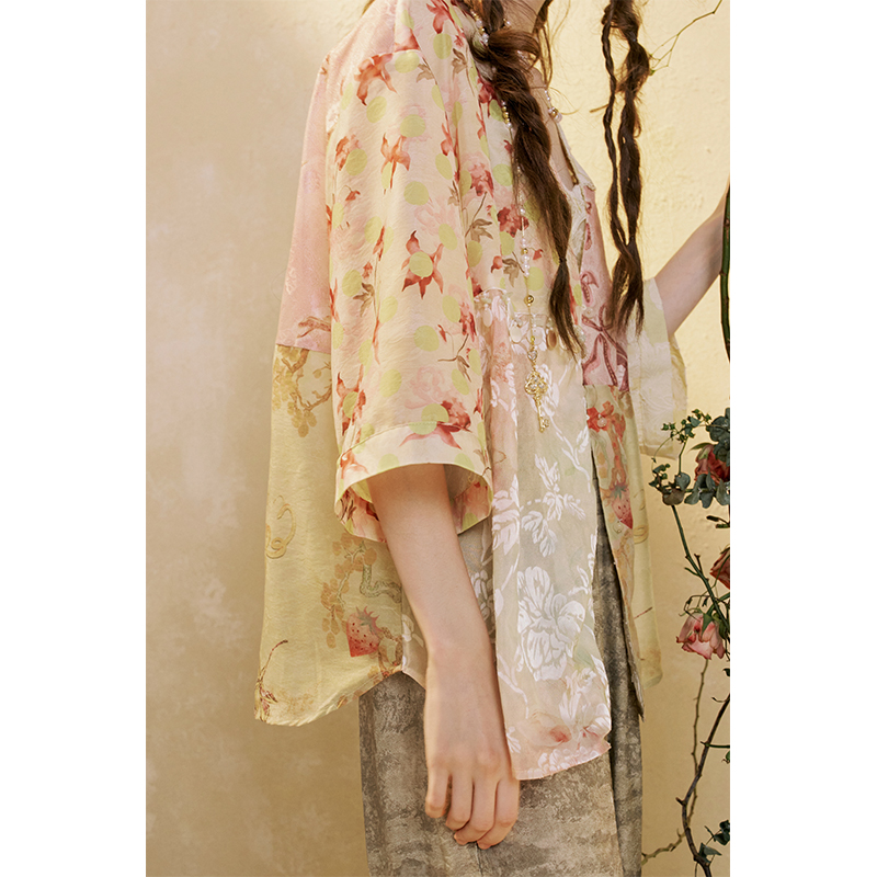 ELFSACK Patchwork Kimono Blous - Crochet Top Boho review and price