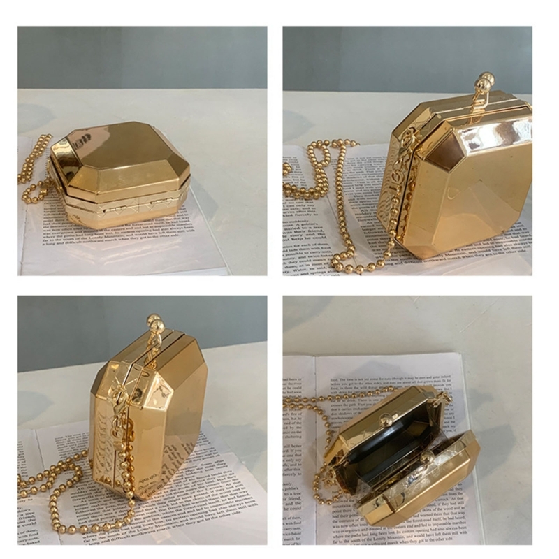 Mini Luxury Gold Party Evening - Vintage Fashion Shop review and price
