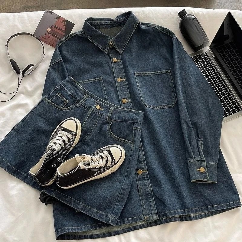 Y2K Denim Skirt Set: Vintage J - Vintage Y2K review and price