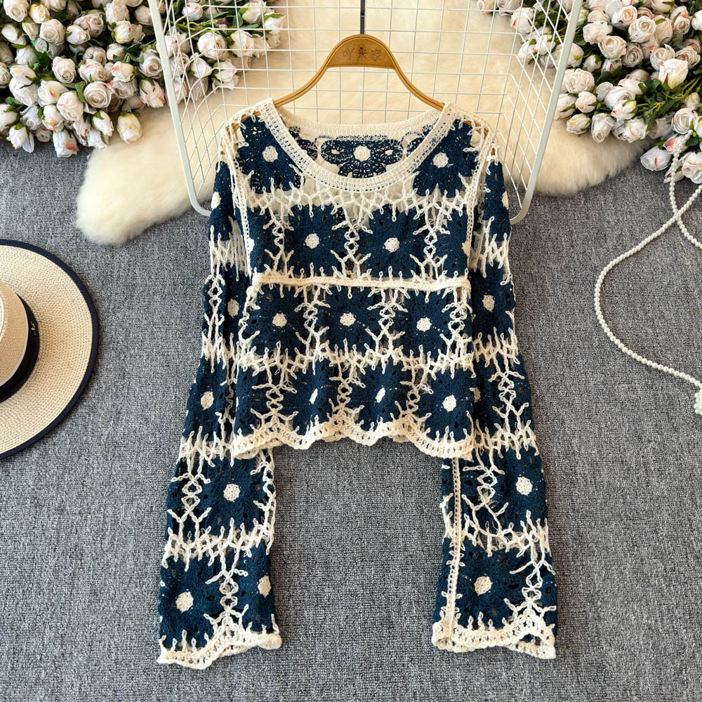 Floral Crochet Top for Women L - Crochet Top Boho review and price