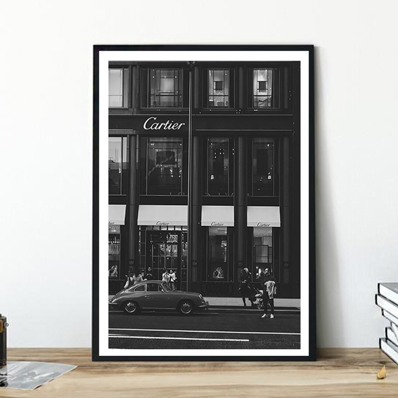 European Street Canvas Paintin - Vintage Fashion Illustration review and price