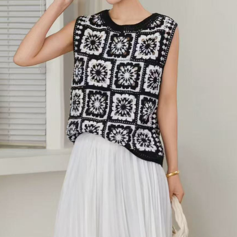 Granny Square Crochet Top Slee - Crochet Top Boho review and price
