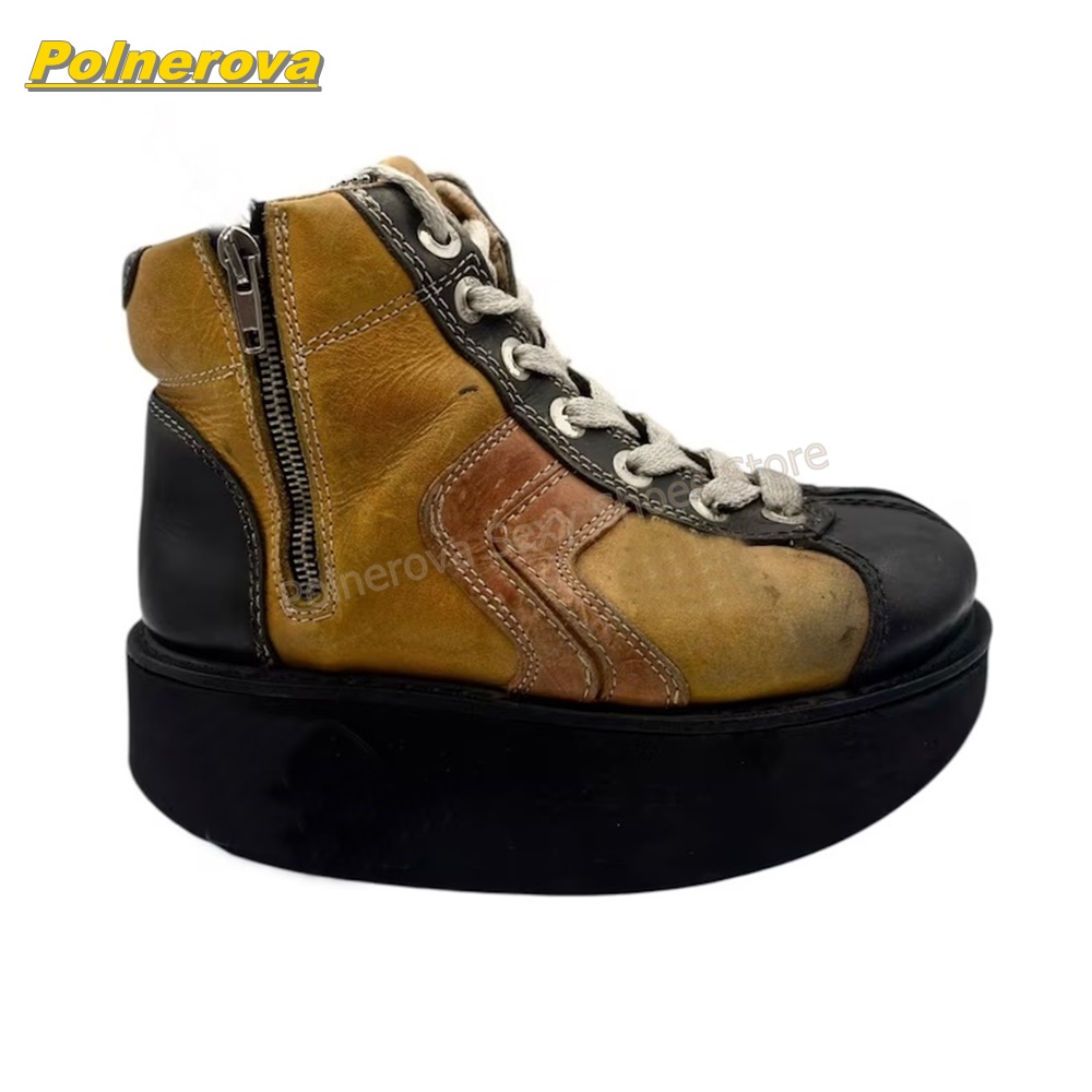 Women Vintage Color Block Plat - Vintage Y2K review and price