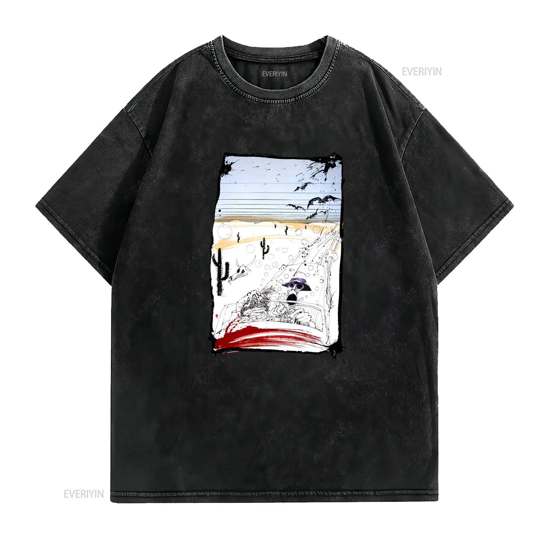 Maglietta Artistica Fear And L - Vintage Fashion Las Vegas review and price