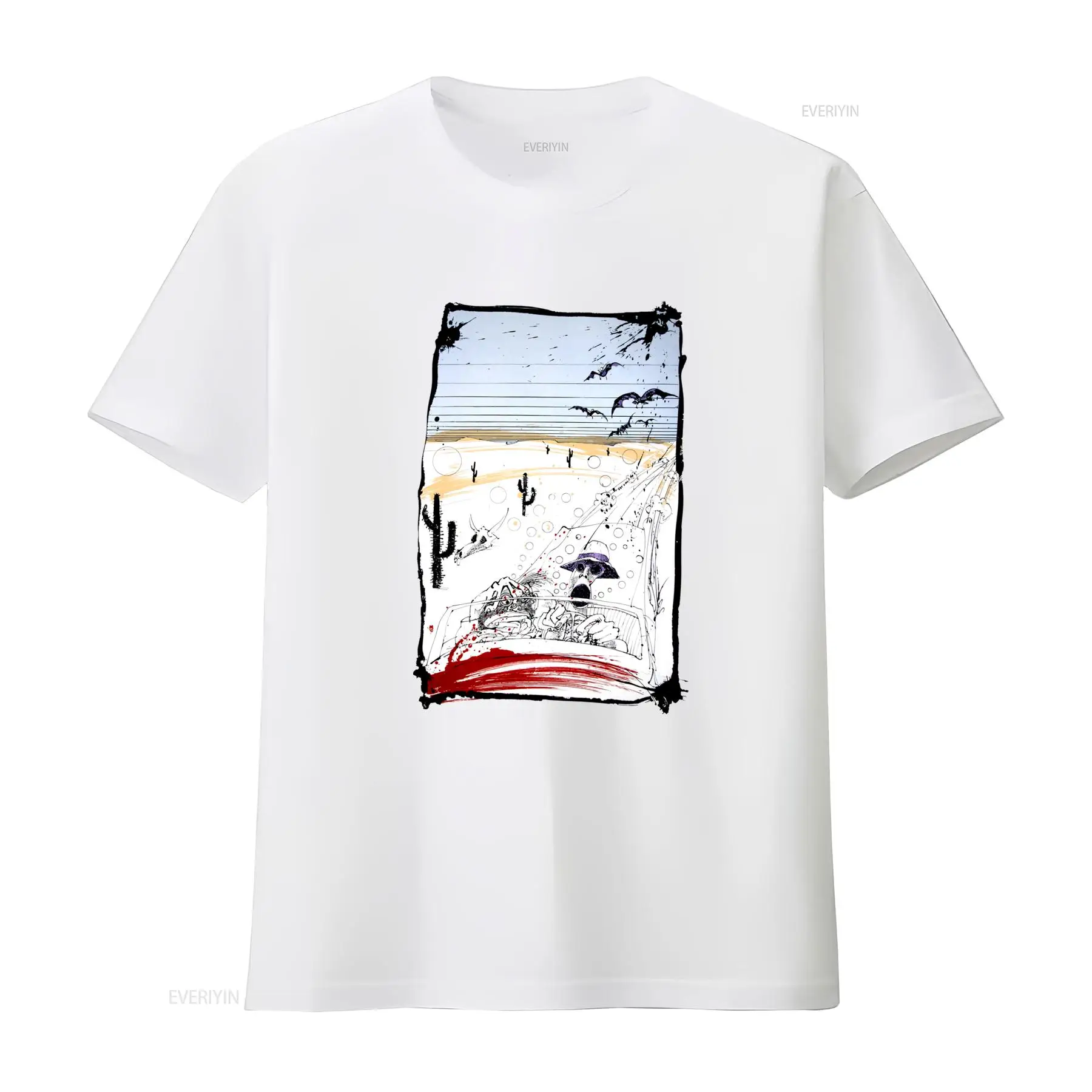 Maglietta Artistica Fear And L - Vintage Fashion Las Vegas review and price